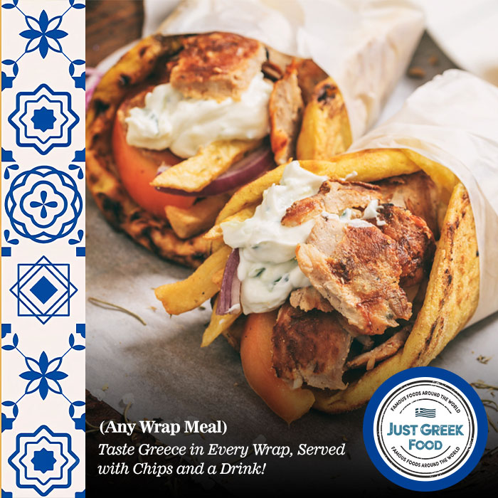 Just Greek Street Food Dunfermline burger