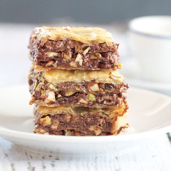 Just Greek Street Food Dunfermline Indulgent Nutella Baklava